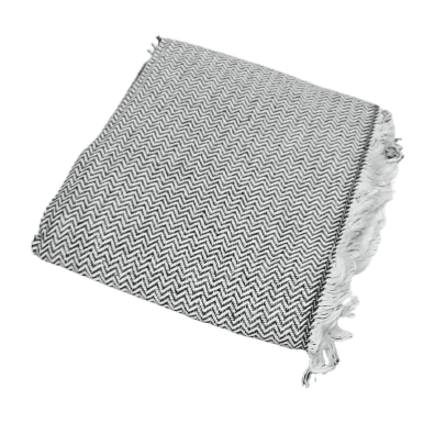 Plaid multiuso espigas negro - 3