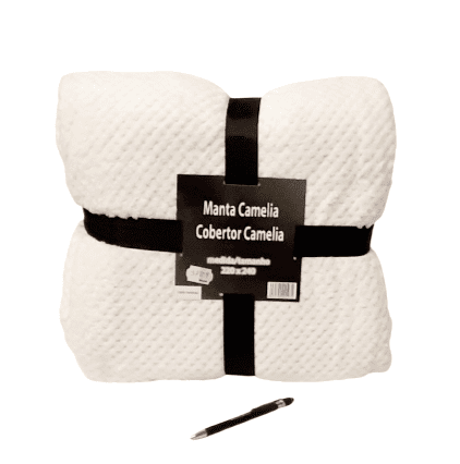 Mantas Camelia crudas 160 x 220 cm - 2