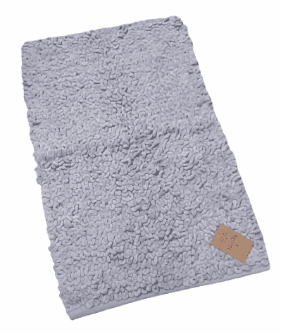 Alfombra rizos gris 60 x 90 - 1