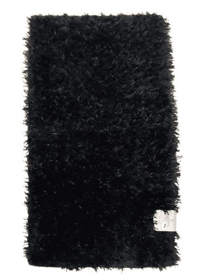 Alfombras negras pelo 60 x 110