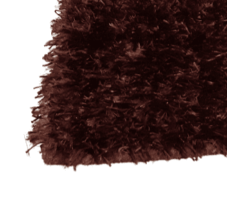 Alfombra marrón pelo 60 x 110 - 4