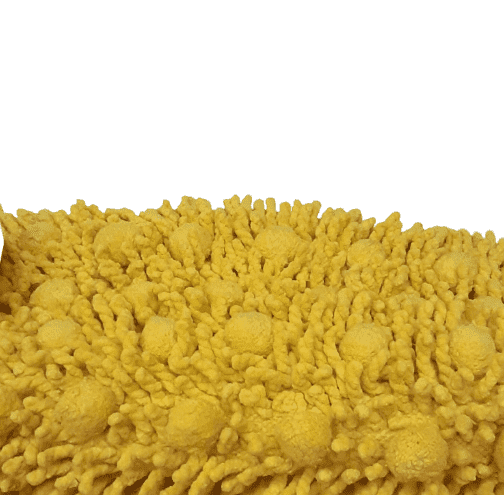 Alfombra amarilla bolas 60 x 90 - 1