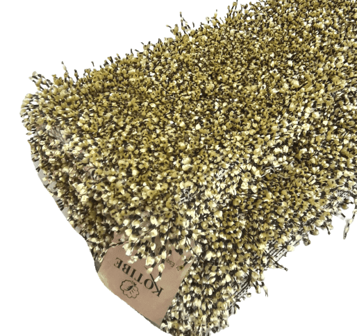 Alfombra pelo amarillo 60 x 110