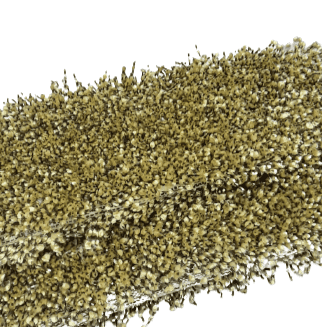 Alfombra pelo amarillo 60 x 110 - 2