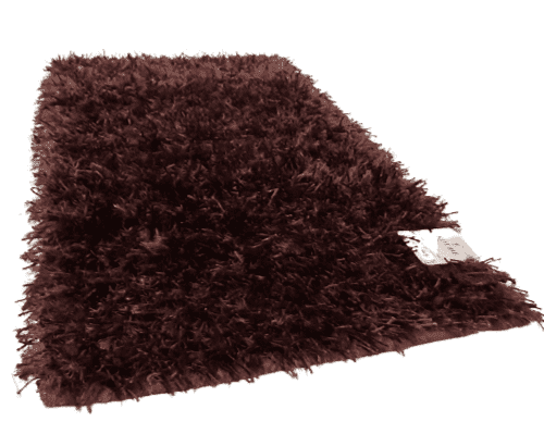 Alfombra pelo marrón 120 x 180 - 2