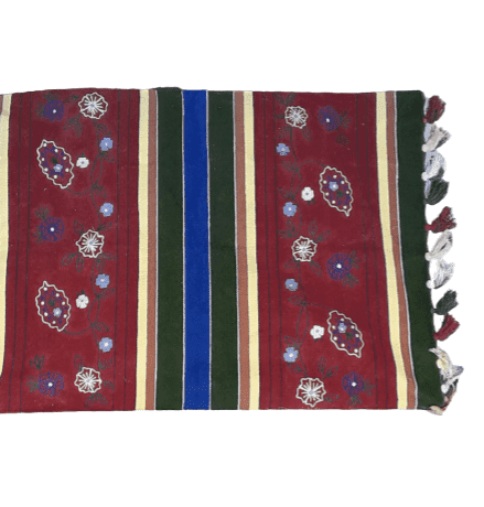 Alfombra jarapa bordada 100 x 140 - 4