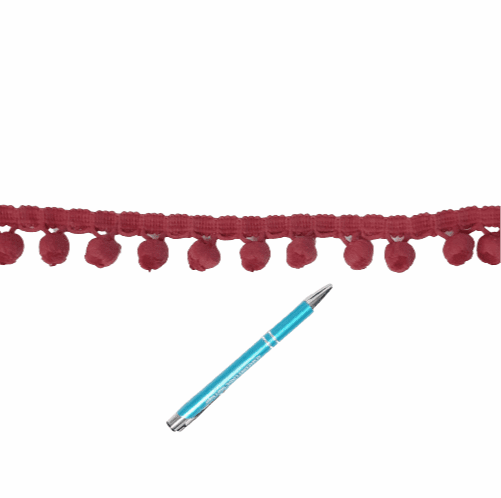 Pasamanería madroños granates - 1