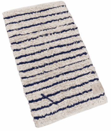 Alfombra rayas azules 60 x 110