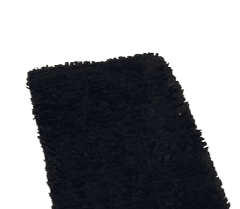 Alfombra Mathura negra 60 x 110 - 1