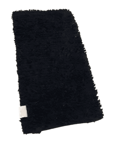 Alfombra Mathura negra 60 x 110 - 2