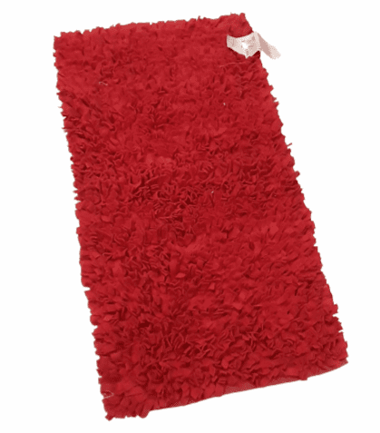 Alfombra Mathura roja 60 x 110 - 1