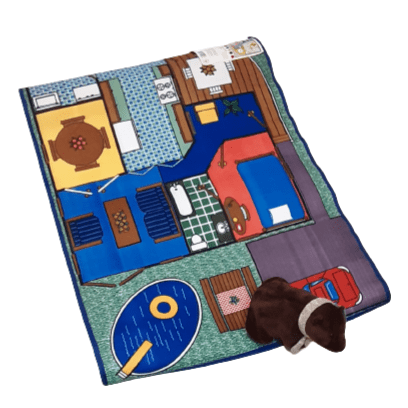 Alfombra casa niños