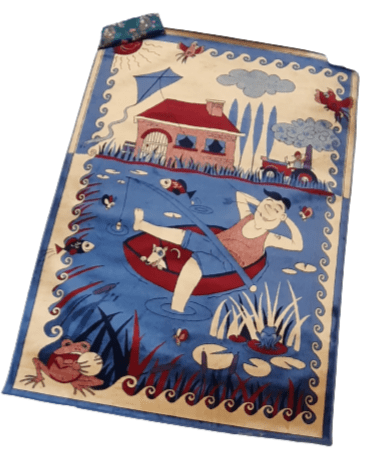 Alfombra belga lago 95 x 140