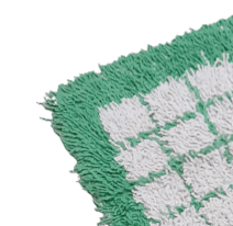 Alfombras cuadros verdes 50 x 80 - 2