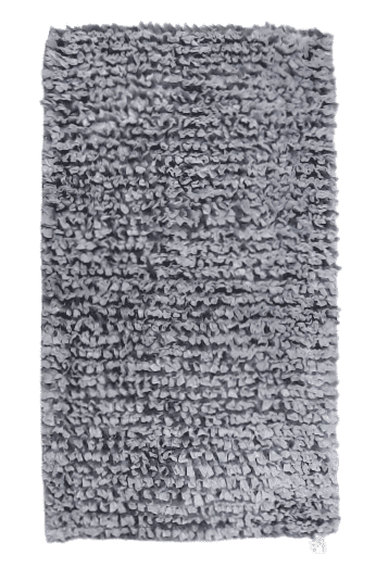 Alfombras pelo gris 60 x 110
