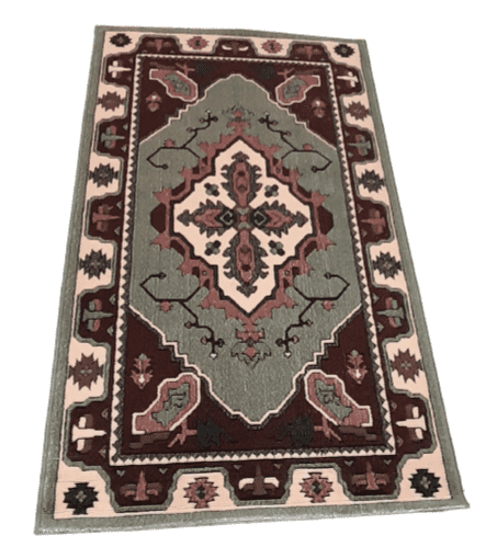 Alfombra verde clásica 90 x 160 - 1