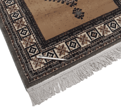 Alfombra clásica ocre 90 x 160 - 1