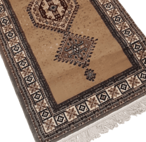 Alfombra clásica ocre 90 x 160 - 2