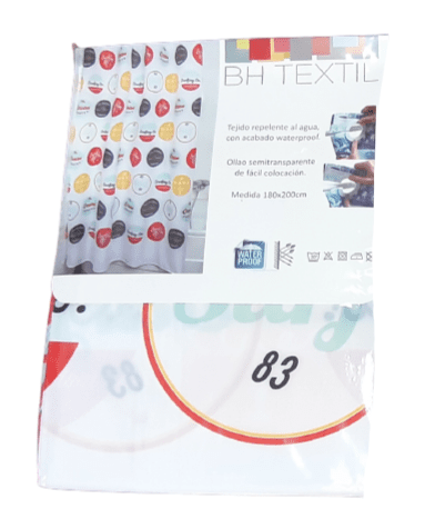 Cortinas de baño modernas surfer - 3