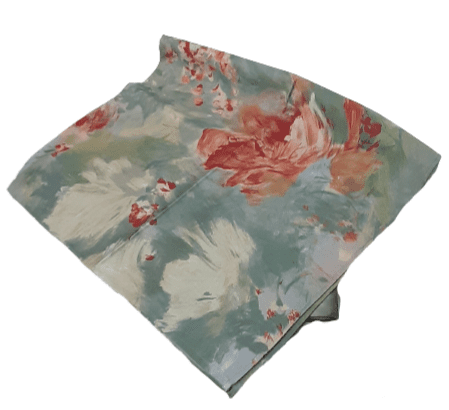 Tapete verdoso flores 105 x 105 - 4