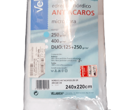 Relleno nórdico Velfont antiácaros cama 150 - 1