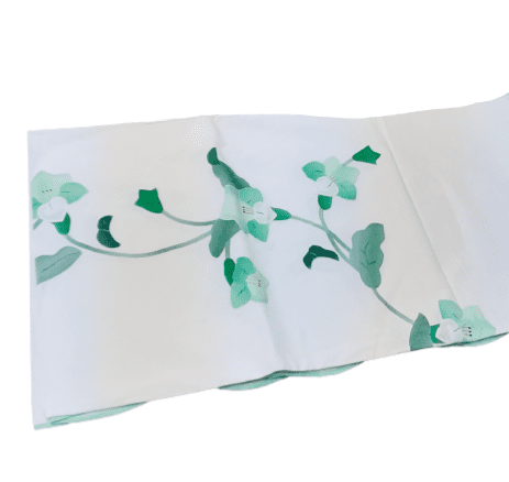 Mantelería bordada verde - 5