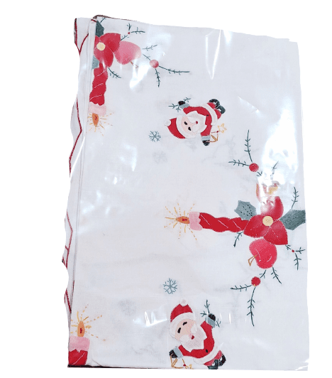 Mantelerías Navidas bordadas Papá Noel - 4