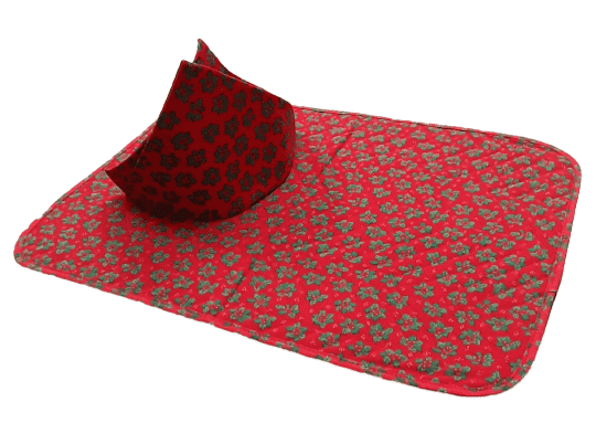 Manteles individuales rojos