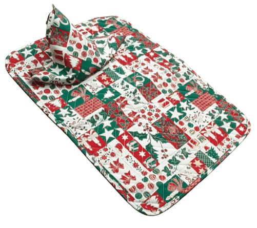 Manteles individuales Navidad beige