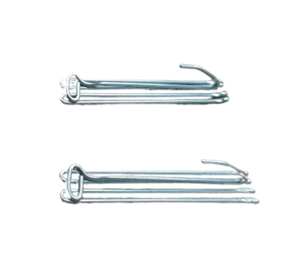 Ganchos cortinas tenedor