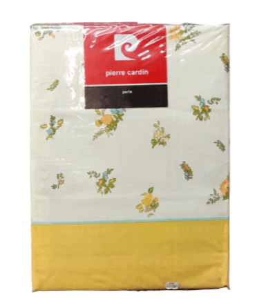 Juego sábanas florecitas amarillas. Cama 90 - 1