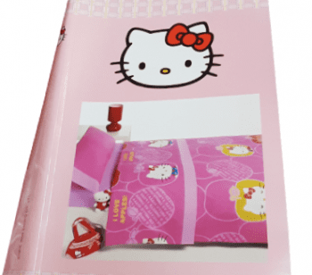 Juegos de sábanas Hello Kitty fucsia. Cama 90 - 2