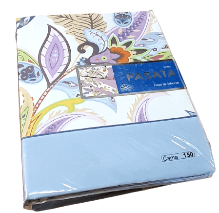 Juego de sábanas Galatea azul. Cama: 150