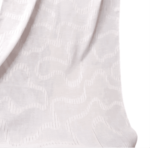 Tela visillo rosa laberinto 308