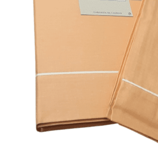 Juego de sábanas naranja melocotón.  Cama 90 - 2