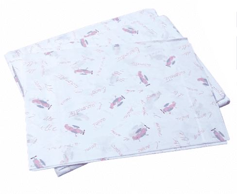 Juego de sábanas infantiles rosa avioneta. Cama 90