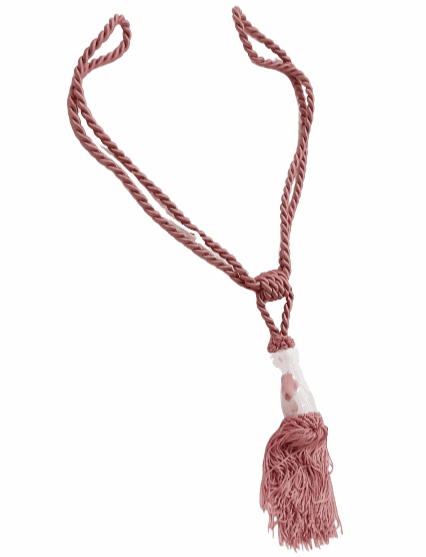 Abrazadera cerámica rosa malva - 2