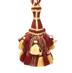 Abrazadera oro granate Imperial - 1