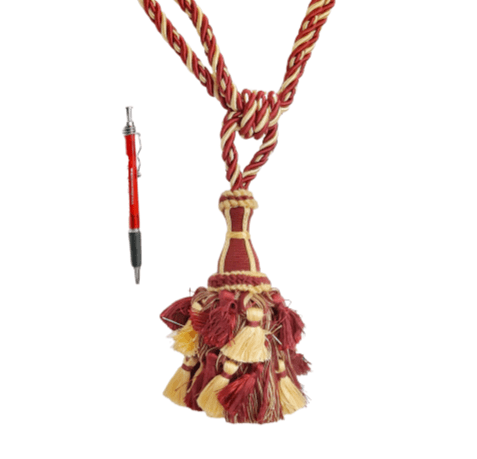 Abrazadera oro granate Imperial - 2