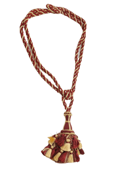 Abrazadera oro granate Imperial - 4