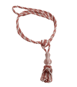 Abrazadera cordón rosa pera - 1