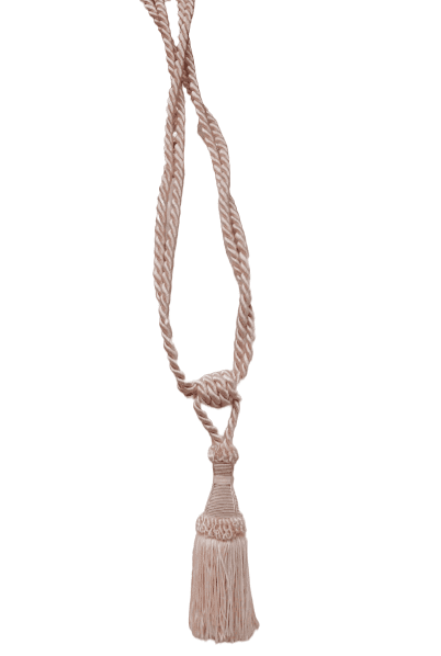 Abrazadera de cortinas rosa salmón - 3