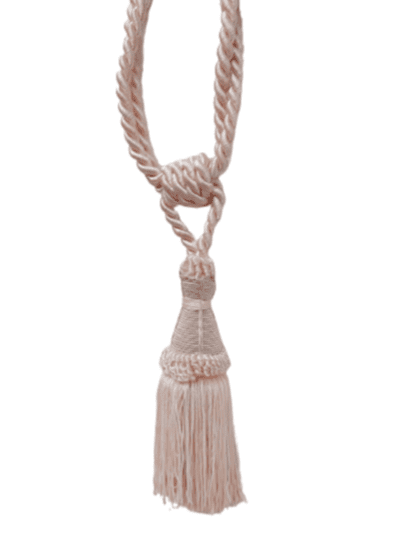 Abrazadera de cortinas rosa salmón - 4