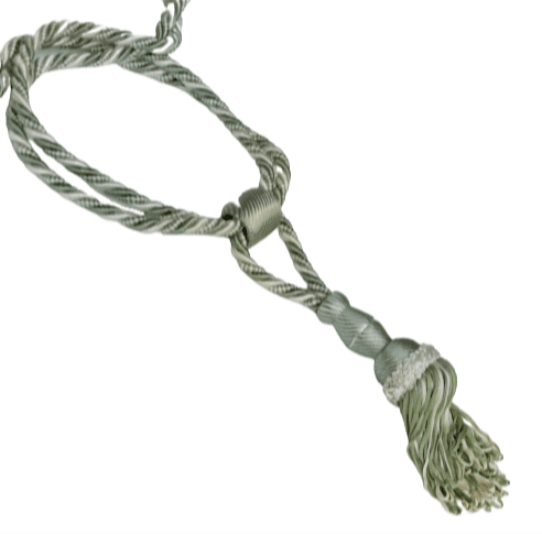 Abrazadera verde y cruda de cortinas - 2