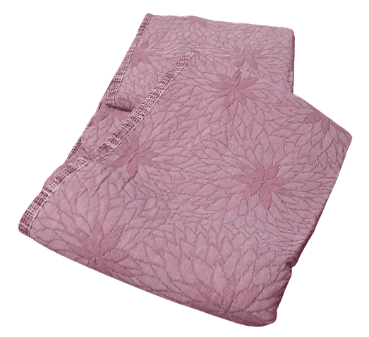 Colcha piqué rosa. 230 x 260 cm. - 4