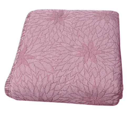 Colcha piqué rosa. 230 x 260 cm. - 5