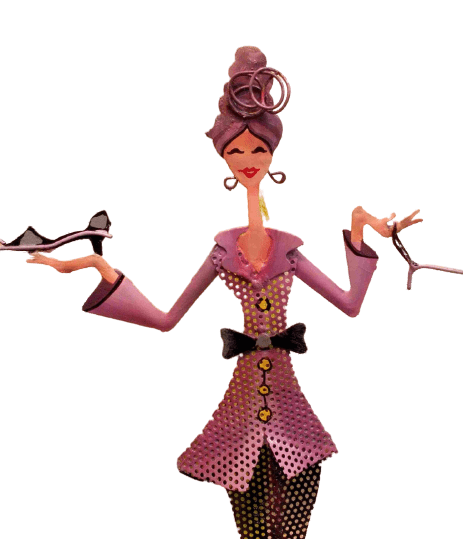 Figura para colgar pendientes y collares - 1