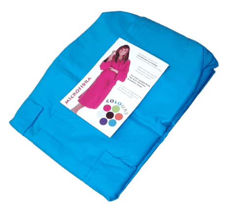 Albornoz microfibra turquesa. Talla S - 1