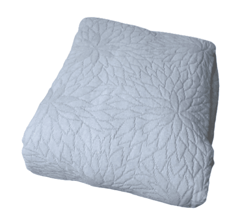 Colcha pétalos gris. Medidas: 230 x 260