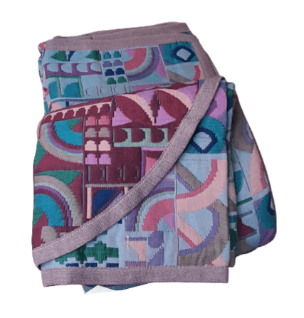 Colcha reversible geométrica. 245 x 270 cm - 1